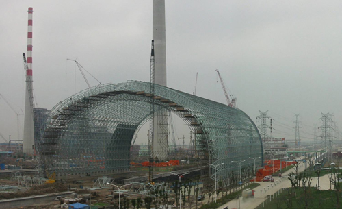 黑龍江發電廠球形網架